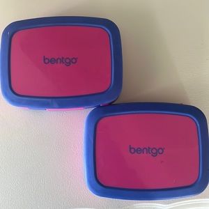Set of 2 pink/purple bentgo boxes, like new